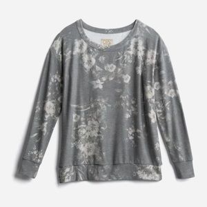 Chaser Cozy Raglan Knit Top XL